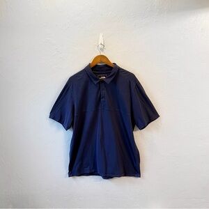 The North Face Men's Blue Polo Short Sleeve Stretch Shirt Size XL Golf